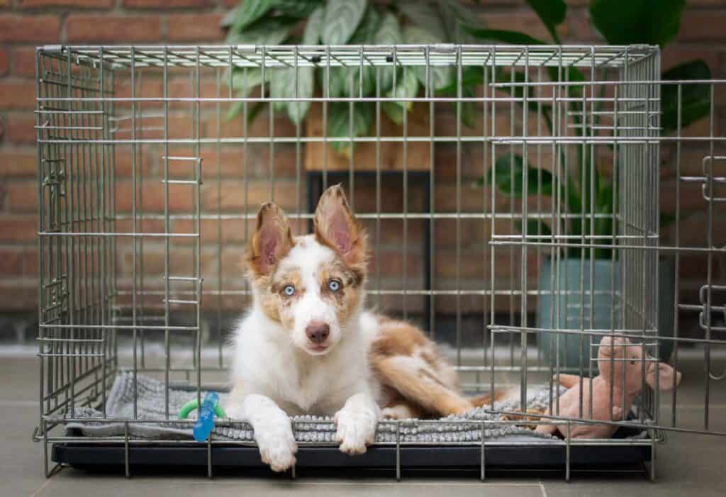 Crate training at home