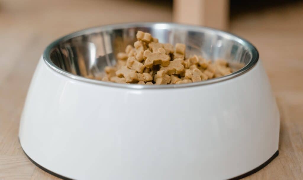 A stainless steel bowl is more durable than a ceramic bowl